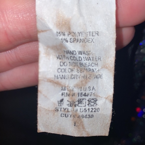 Shimmery Night Mini Dress - Picture 4 of 7